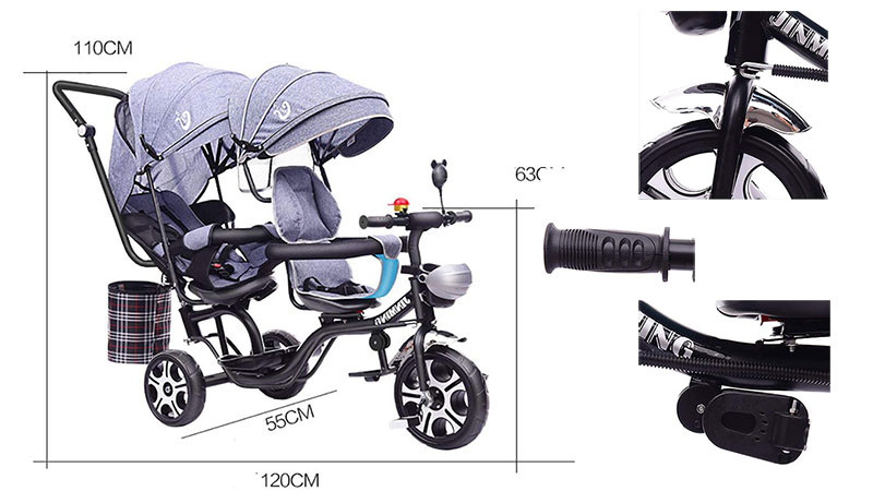 triciclo plegable bebe