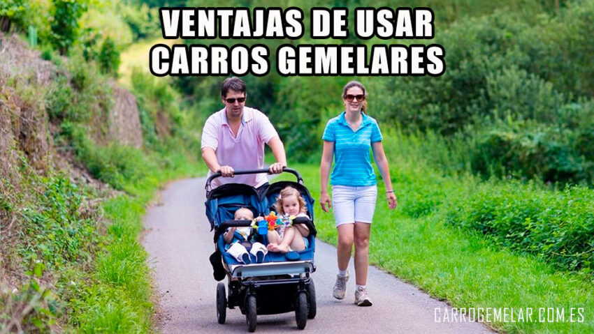 Ventajas de usar carros gemelares para padres