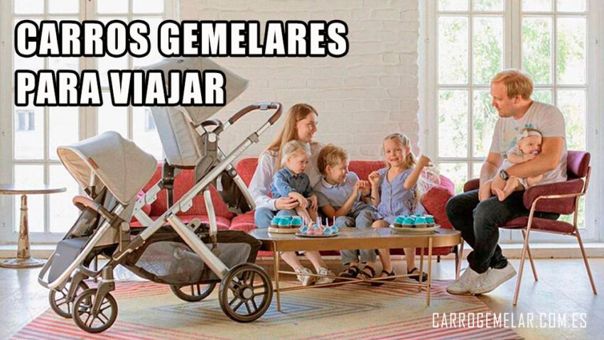 carro gemelar para viajar mas comodo