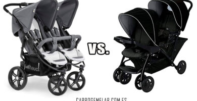 Carros gemelares dobles vs. carros gemelares tándem